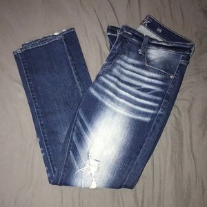 Buckle Black cropped jeans